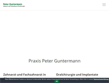 Tablet Screenshot of guntermann-peter.de